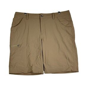 Marmot Hiking Shorts Mens 38 Tan Brown 10 inch Inseam Stretch Gorpcore